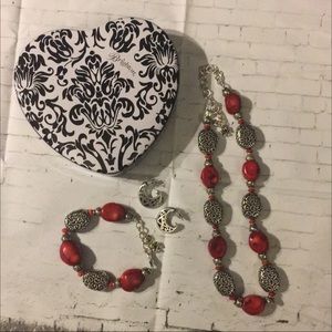 Brighton Full Moon bracelet, necklace and earring set